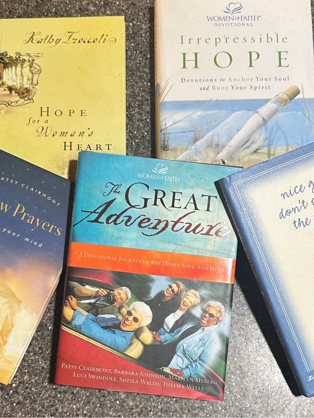 Lot of 5 Books, Hope, Adventure and Prayer